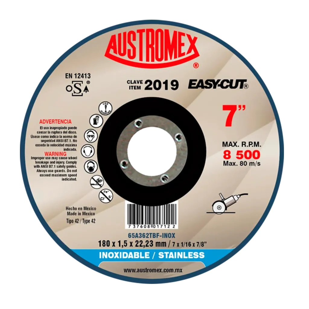 [AUDC2019-X] DISCO CORTE # 2019 7X1/16