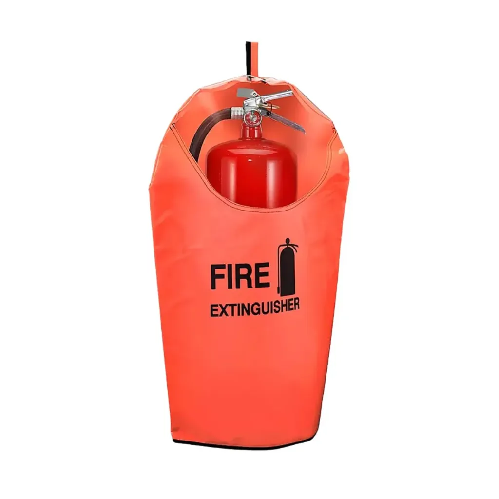 FUNDA P/EXTINTOR NARANJA 4.5 KG CON LOGO