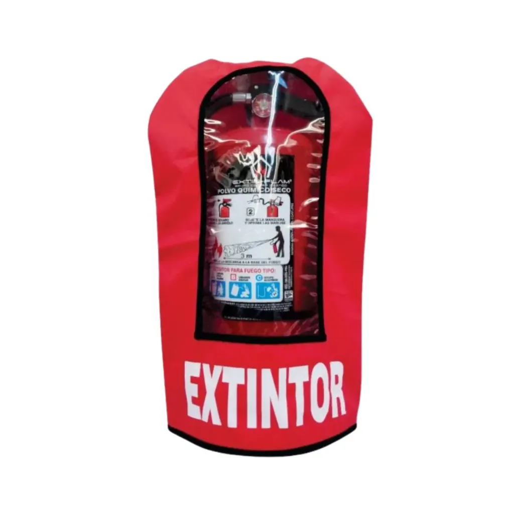 FUNDA P/EXTINTOR NARANJA 9 Kg C/LOGO