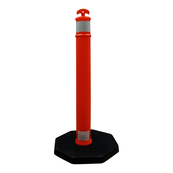 POSTE ANARANJADO C/BASE NEGRA 1.20 C/1 R