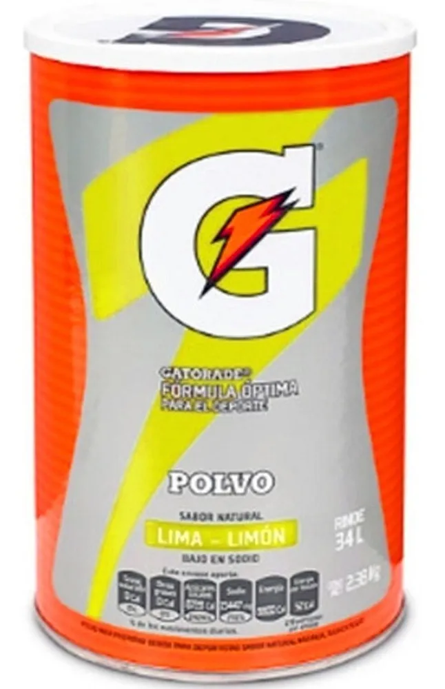 [GATOR-LIMON] POLVO GATORADE 2.38Kg LIMON