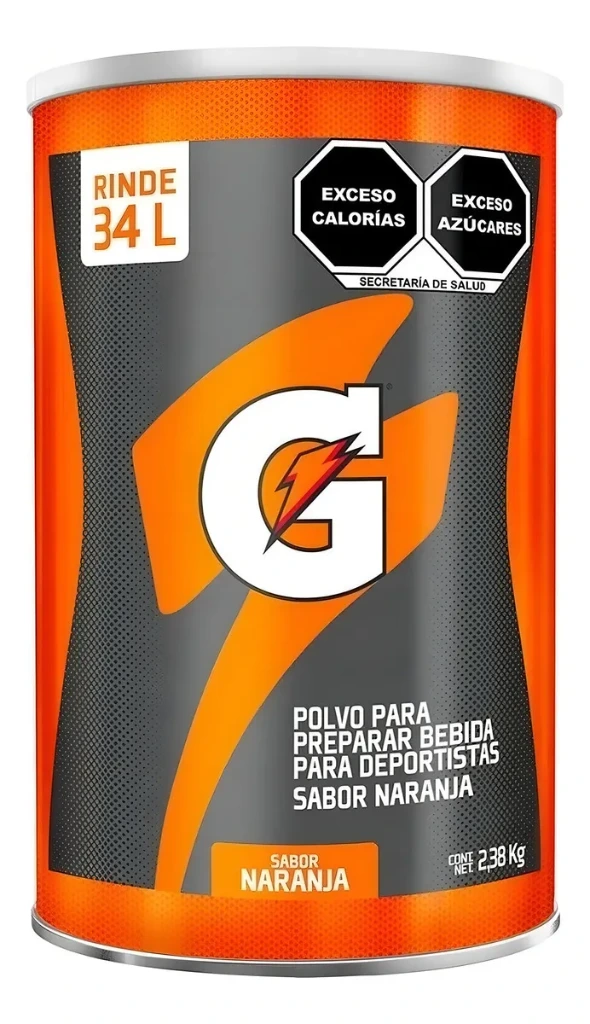 POLVO GATORADE 2.38Kg NARANJA