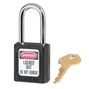 CANDADO NEGRO DE BLOQUEO MASTERLOCK