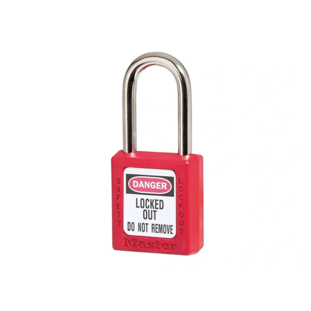 [410RED-X] CANDADO ROJO DE BLOQUEO MASTERLOCK