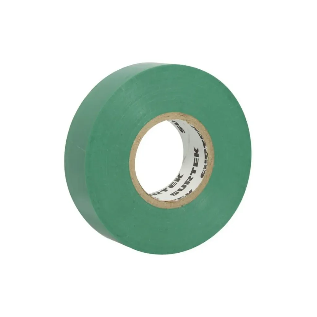 CINTA P/AISLAR VERDE 18 M SURTEK