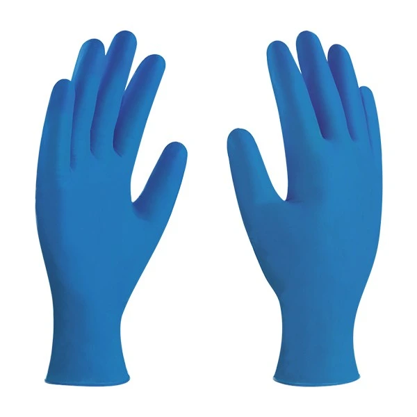 [RAYG7005-X] GUANTE NITRILO DESECHABLE AZUL T-G