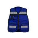 CHALECO BRIGADISTA AZUL REY UNITALLA