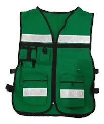 CHALECO BRIGADISTA VERDE UNITALLA