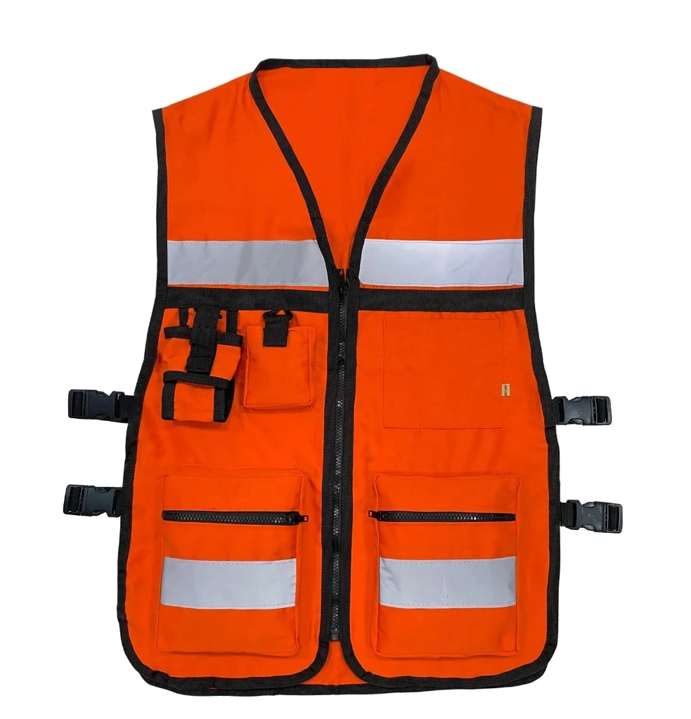 CHALECO BRIGADISTA NARANJA UNITALLA