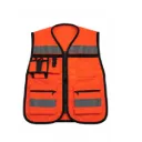 CHALECO BRIGADISTA NARANJA UNITALLA