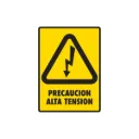 LETRERO "PRECAUCION ALTA TENSION" 30X40