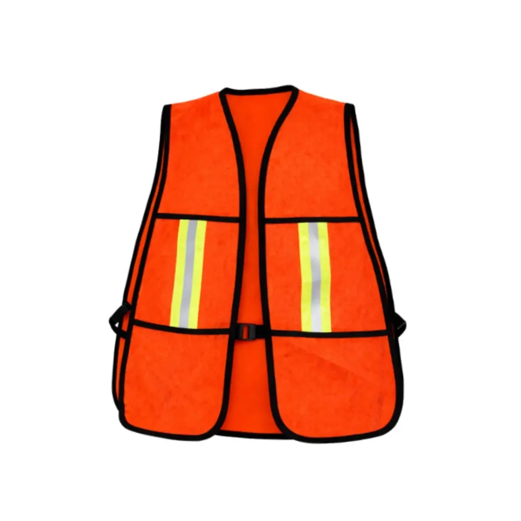 CHALECO MALLA NARANJA C/REFLEJANTE