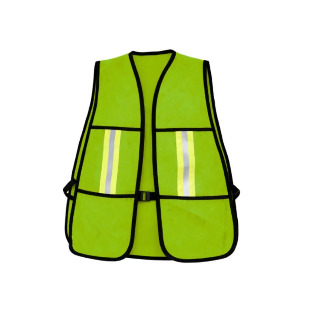 CHALECO MALLA VERDE C/REFLEJANTE