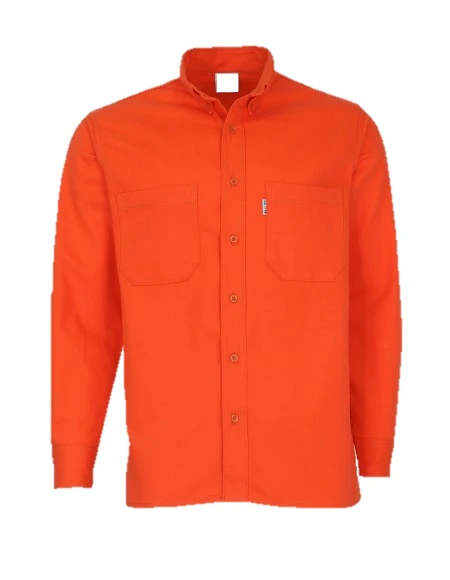 CAMISA NARANJA 100% ALG.T-44