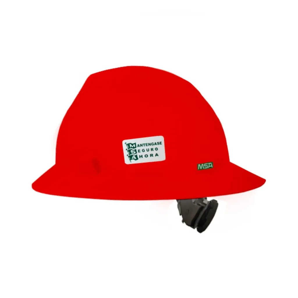 [MSACAMAR-X] CASCO ROJO ALA ANCHA MATRACA 10032991