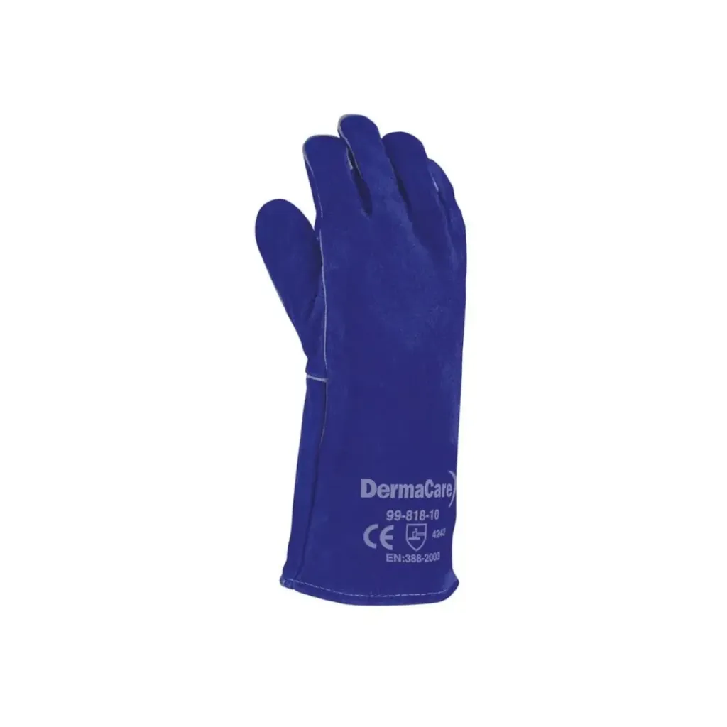 GUANTE SOLDADOR AFELPADO AZUL 99-818