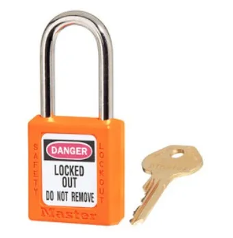 CANDADO NARANJA DE BLOQUEO MASTERLOCK