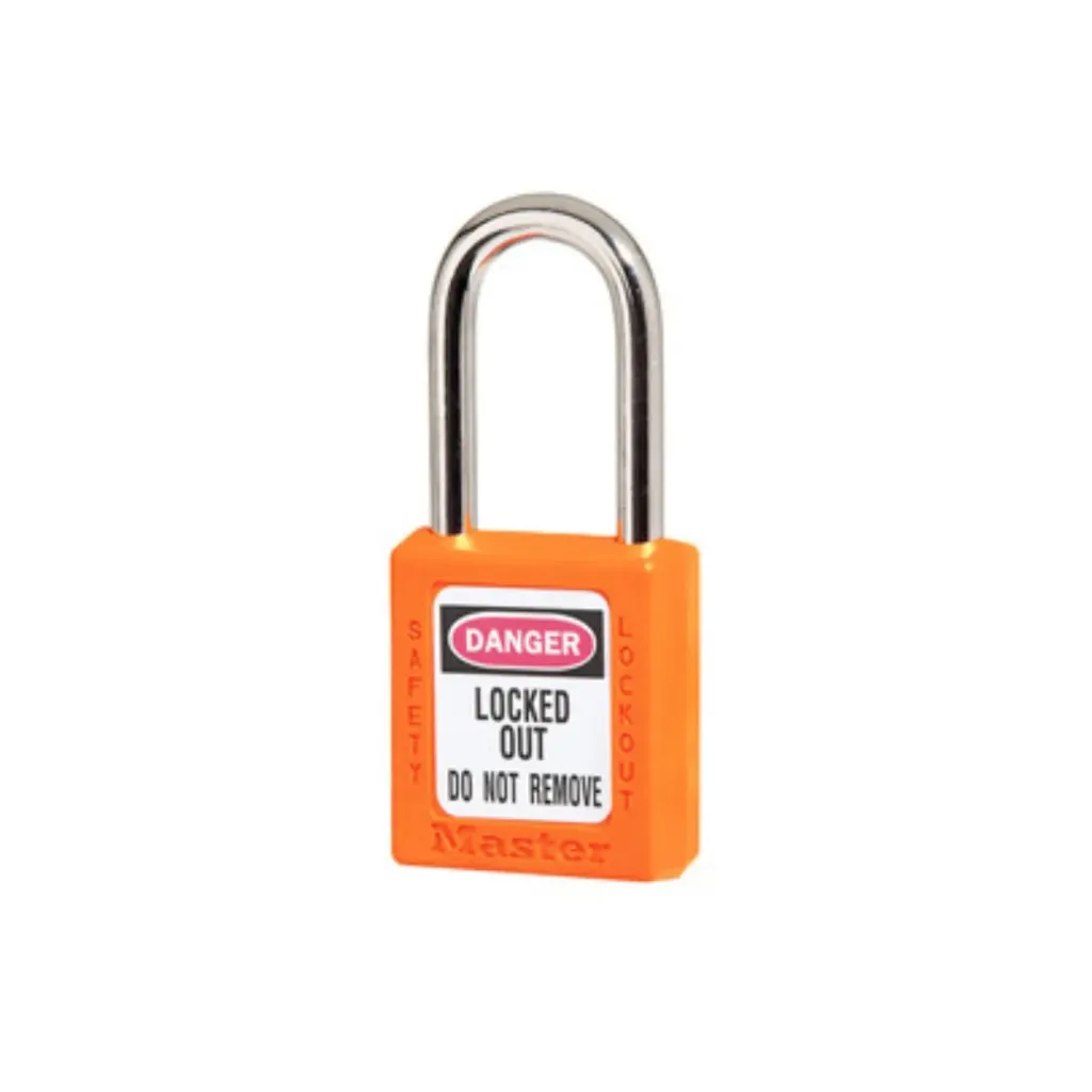 CANDADO NARANJA DE BLOQUEO MASTERLOCK