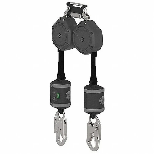 [VSOHW-012-QF-A] RETRACTIL C/CONECTOR DOBLE 6" (1.8 M)MSA