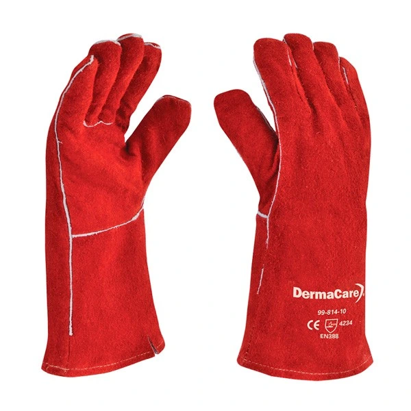 [OMEGUASR-X] GUANTE SOLDADOR AFELPADO ROJO 99-814