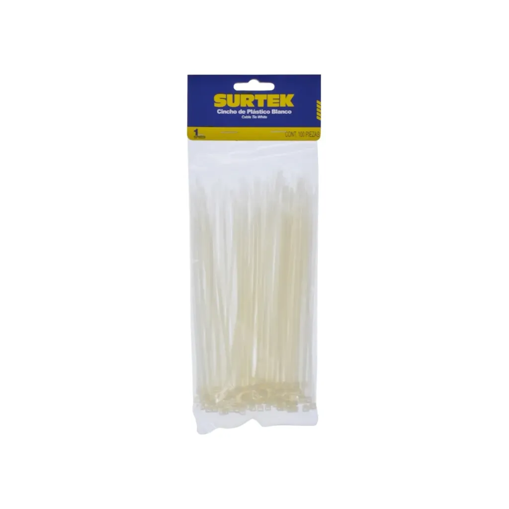 CINCHO PLASTICO 100X2.5 MM 100 PZAS