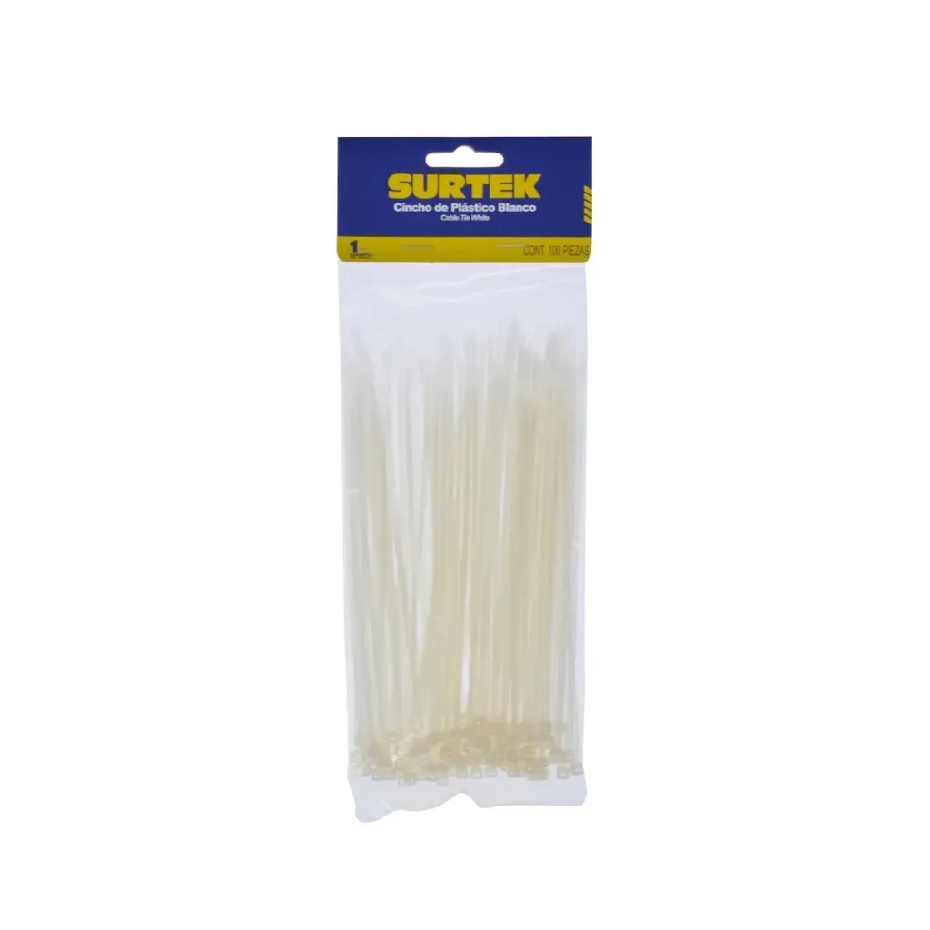 CINCHO PLASTICO 165X 2.5 MM 100 PZAS