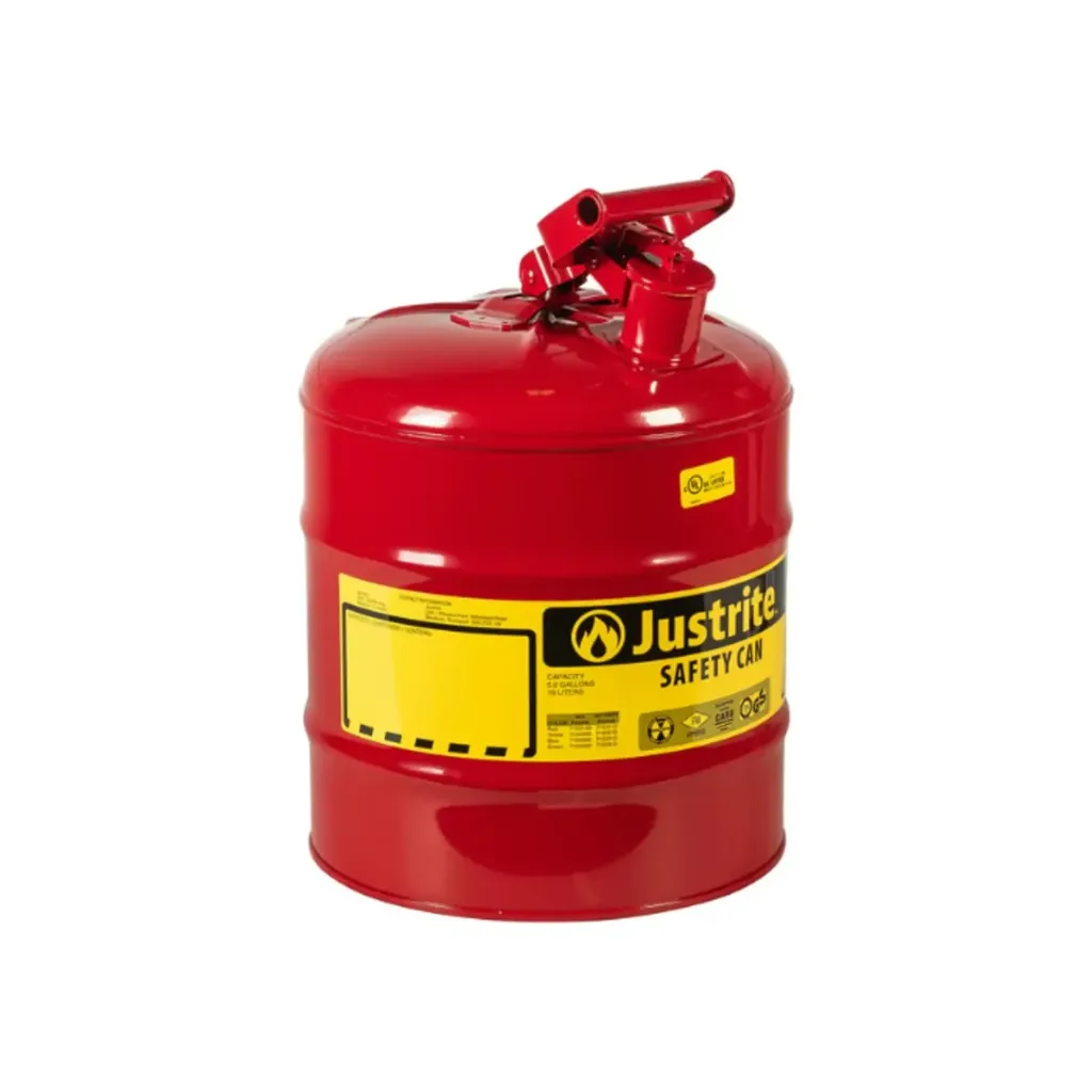 [7150100-X] BIDON 5 GAL ROJO JUSTRITE