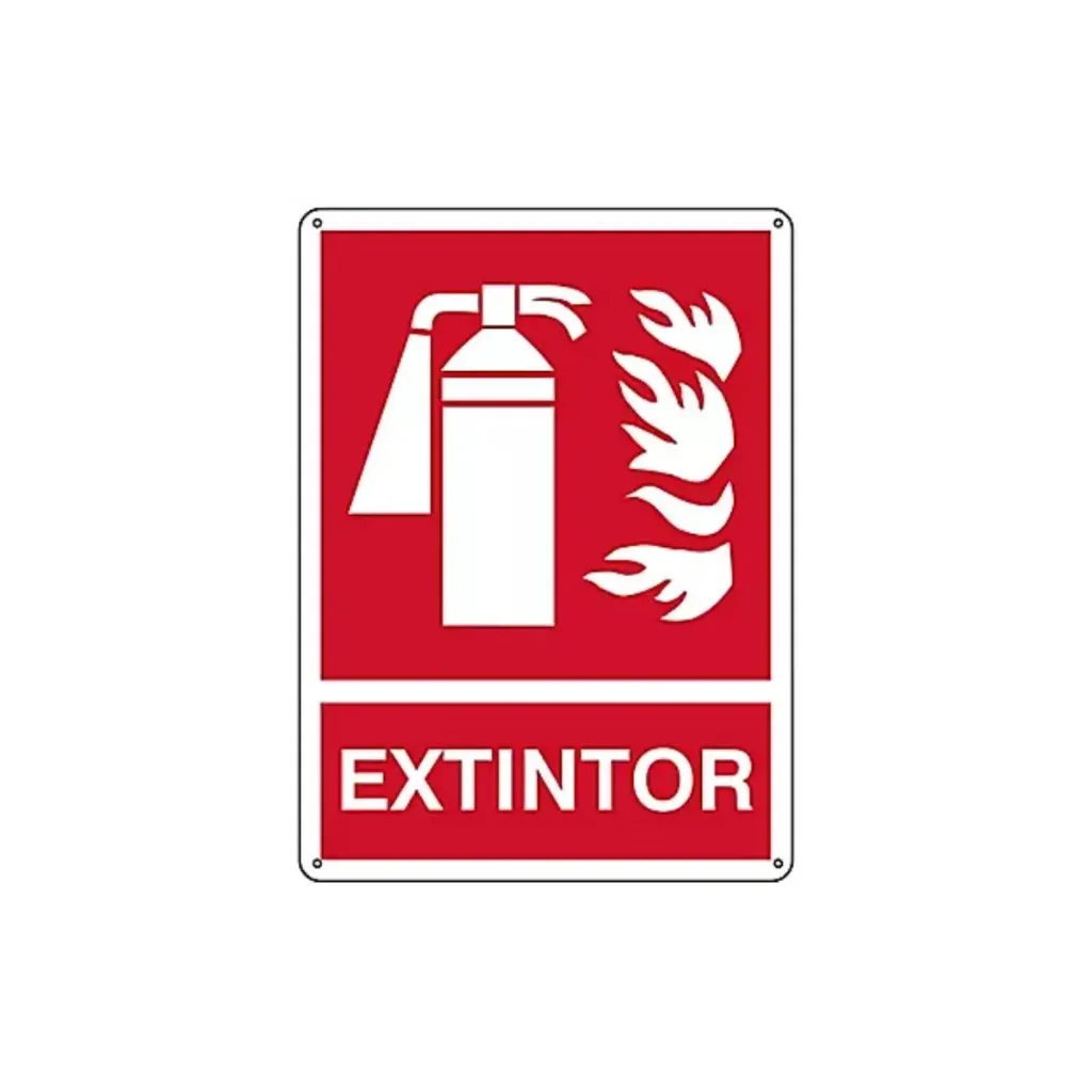 [EXTLE033-X] LETRERO "EXTINTOR" 35X27 TROVICEL