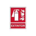 LETRERO "EXTINTOR" 35X27 TROVICEL