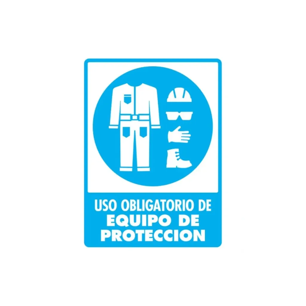 [EXTLE038-X] LETRERO "USO DE EPP" 40X50 TROVICEL