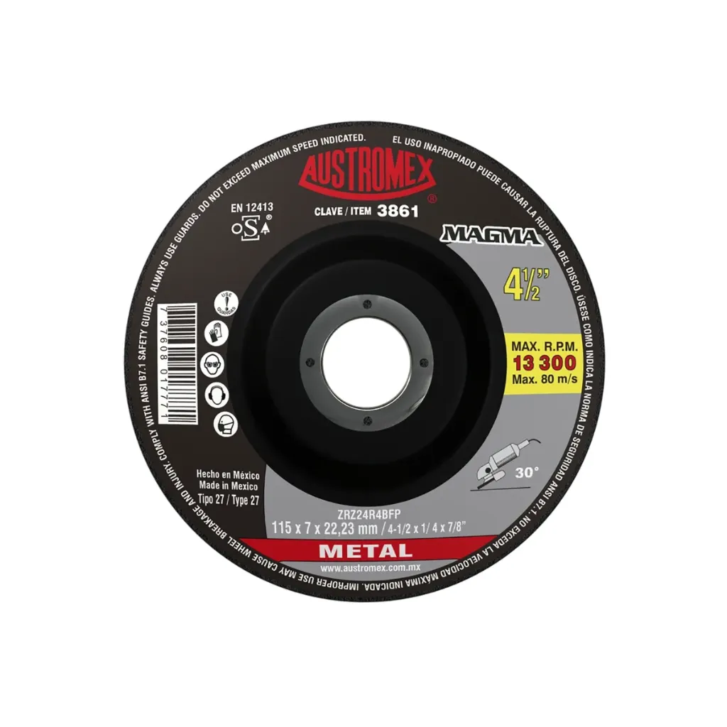 DISCO DESBASTE # 3861 4-1/2X1/4X7/8  AUSTROMEX