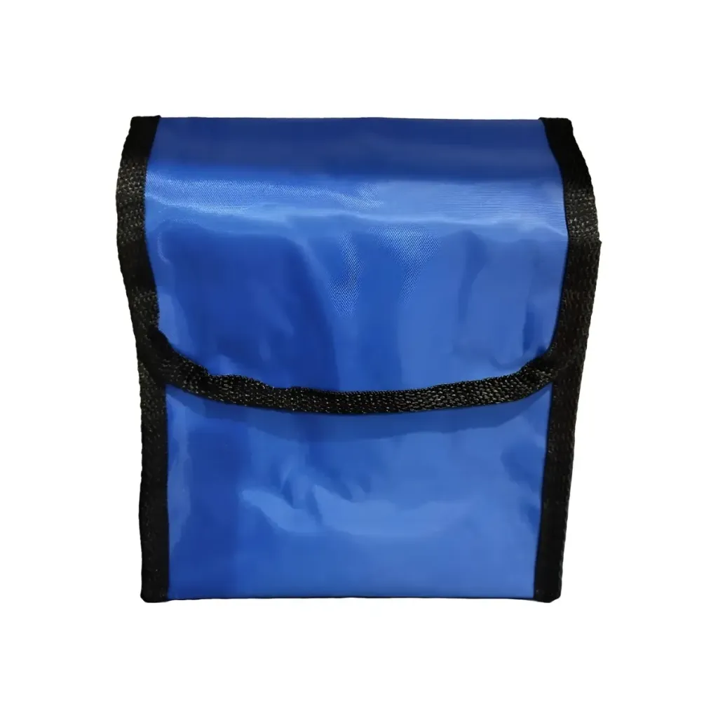 BOLSA AZUL REFORZADA PORTAMASCARILLA 20x25x15