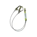 CABLE DE ACERO DOBLE GANCHO GRANDE CON AMORTIGUADOR 1.83 CM
